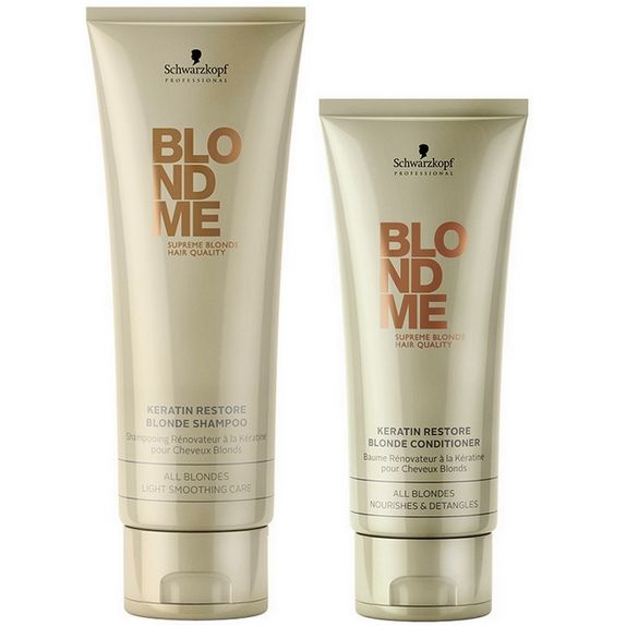 Маска для волос schwarzkopf professional blondme keratin restore blonde