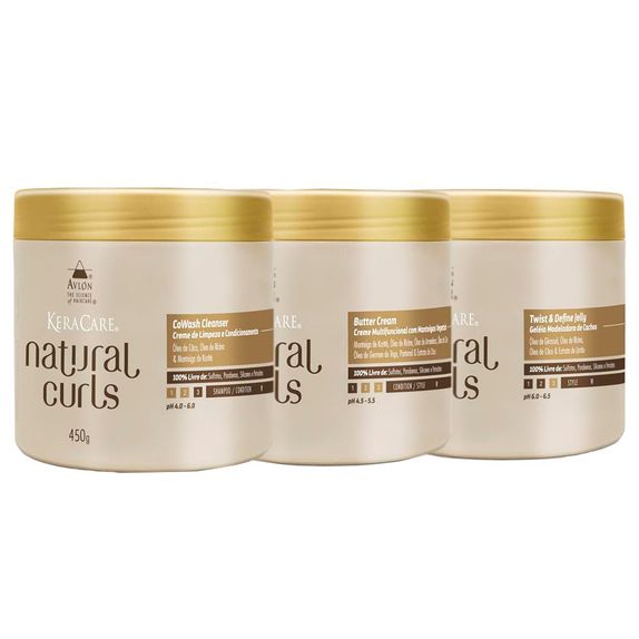 Avlon-KeraCare-Natural-Curls-CoWash--450ml--Butter-Cream--450ml--e-Twist-Jelly--450ml-