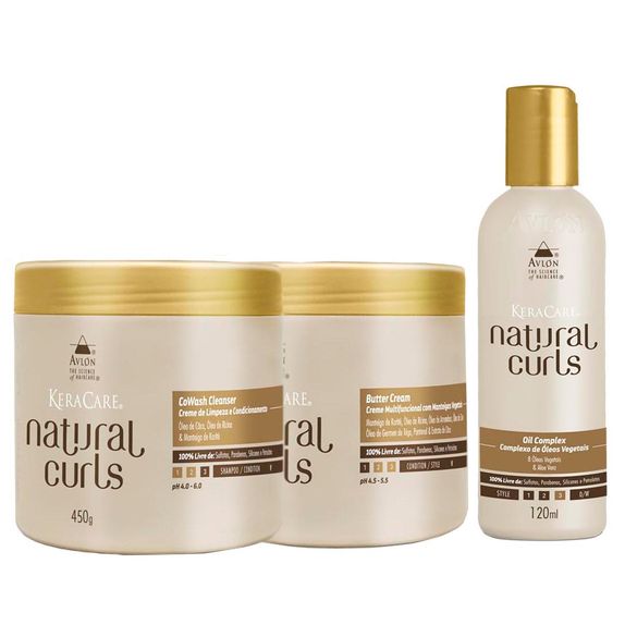 Avlon-KeraCare-Natural-Curls-CoWash--450ml--Butter-Cream--450ml--e-Oil--120ml-