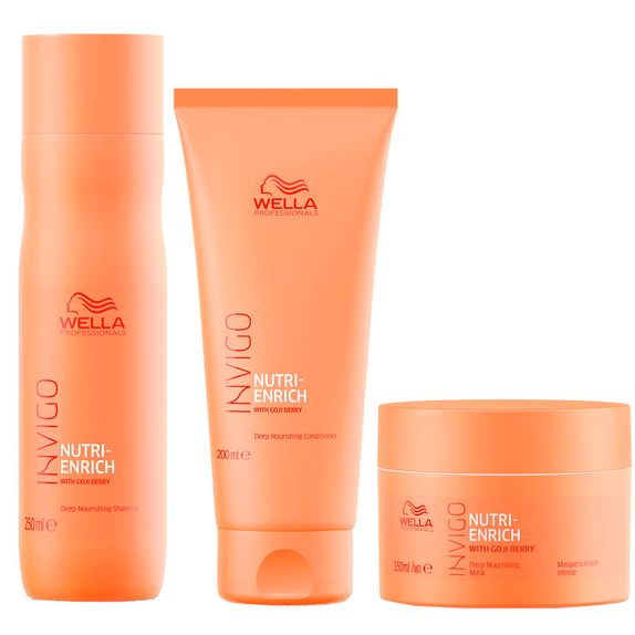 WELLA-INVIGO-NUTRI-ENRICH-SHAMPOO--250ML--CONDICIONADOR--200ML--E-MASCARA--150ML-