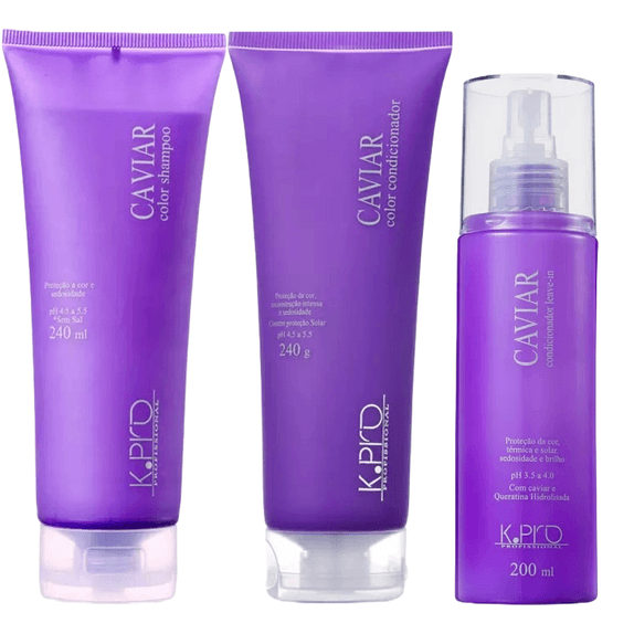 KPro-Caviar-Kit-Shampoo-240ml-Condicionador240ml-Leavein200ml KPro-Caviar-Kit-Shampoo-240ml-Condicionador240ml-Leavein200ml