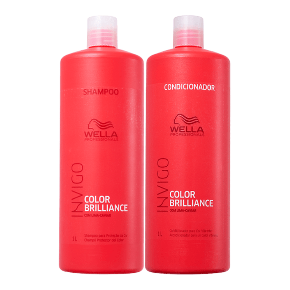 Wella-Invigo-Color-Brilliance-Shampoo--1000ml-Condicionador--1000ml Wella-Invigo-Color-Brilliance-Shampoo--1000ml-Condicionador--1000ml