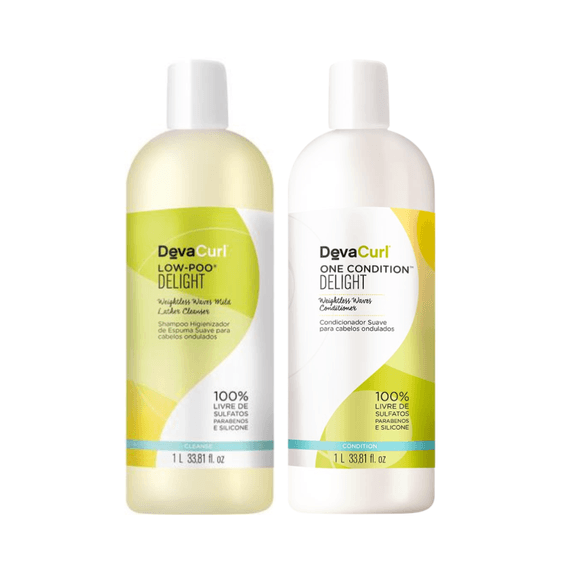 DevaCurl-Delight-Low-Poo-Shampoo1000ml-Condicionador1000ml DevaCurl-Delight-Low-Poo-Shampoo1000ml-Condicionador1000ml