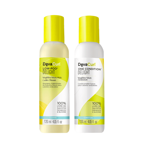 Deva-Curl-Low-Poo-Delight-Shampoo120ml-Condicionador120ml Deva-Curl-Low-Poo-Delight-Shampoo120ml-Condicionador120ml