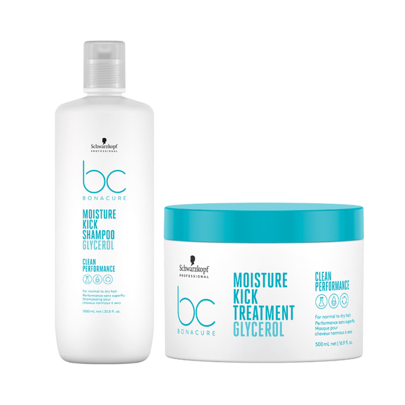 Kit Schwarzkopf Bonacure Clean Volume Boost Shampoo 1L + Condicionador 1L +  Perfect Foam Creatine 150mL - Plena Cosméticos