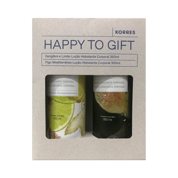 Korres-Kit-Happy-To-Gift-Locao-Hidratante-Corporal-Gengibre-Limao-200ml-Locao-Hidratante-Corporal-Figo-Mediterraneo-200ml