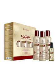 Avlon-KeraCare-S.O.S.-Kit-Reconstrucao-Extrema-Smart-Cleansing-Shampoo-475ml-Reconstructor-475ml-Supreme-Health-Cream-475ml-Oil-Supreme-110ml