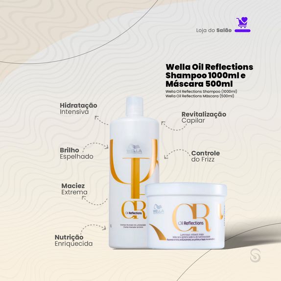 Wella-Oil-Reflections-Shampoo-1000ml-e-Mascara-500ml Wella-Oil-Reflections-Shampoo-1000ml-e-Mascara-500ml